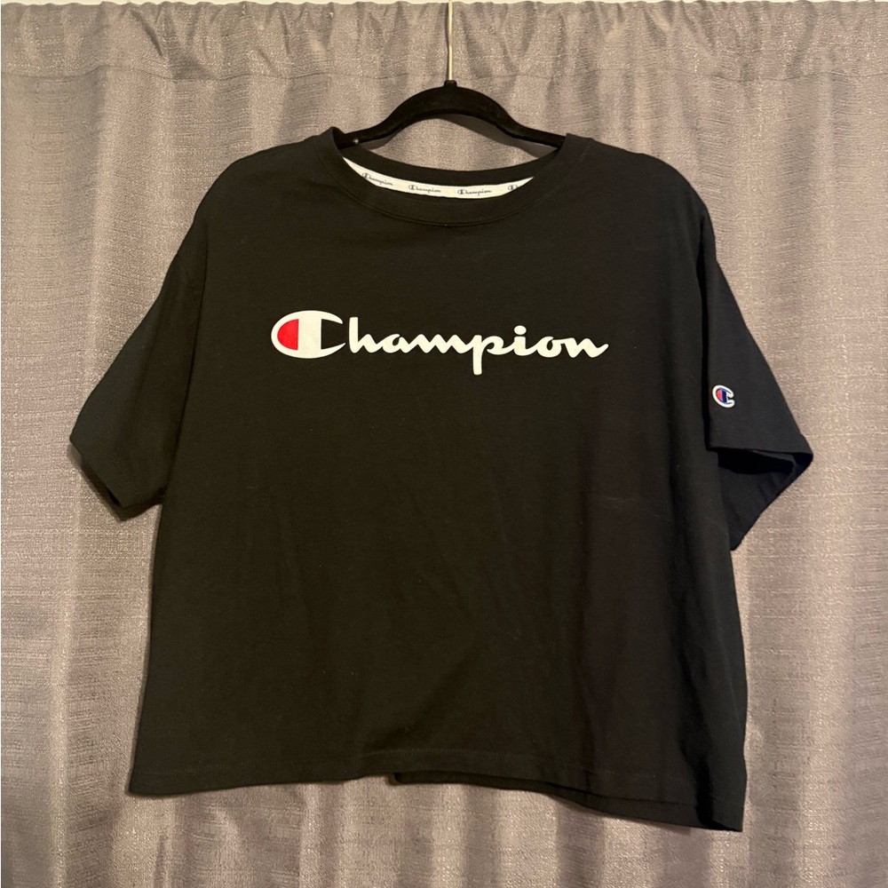 Champion Black Athletic Tee